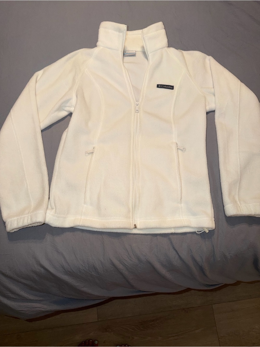 Columbia Fleece Jacket - S - White